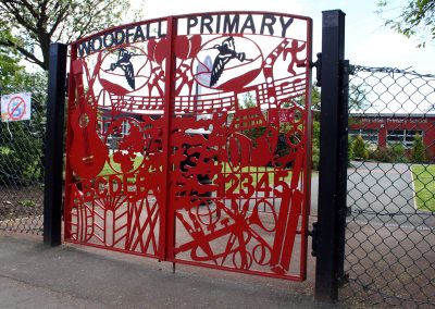 woodfall primary school metal gates